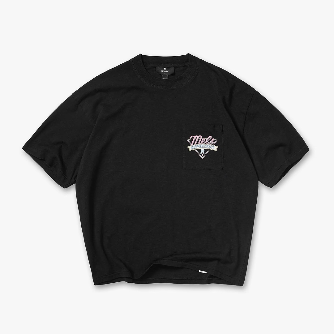 Represent 148 REPRESENT High Mens Womens Wide Washed Short Sleeve : S M L XL (White) - Image 4
