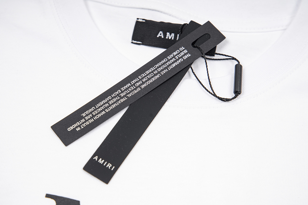 AMIRI 118 26Ss New Logo Print Short Sleeve T Black White S M L XL 9924# - Image 23