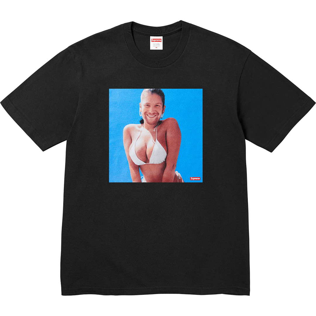 Supreme 118 25SS Aphex Twin Tee Short Sleeve Black White S M L