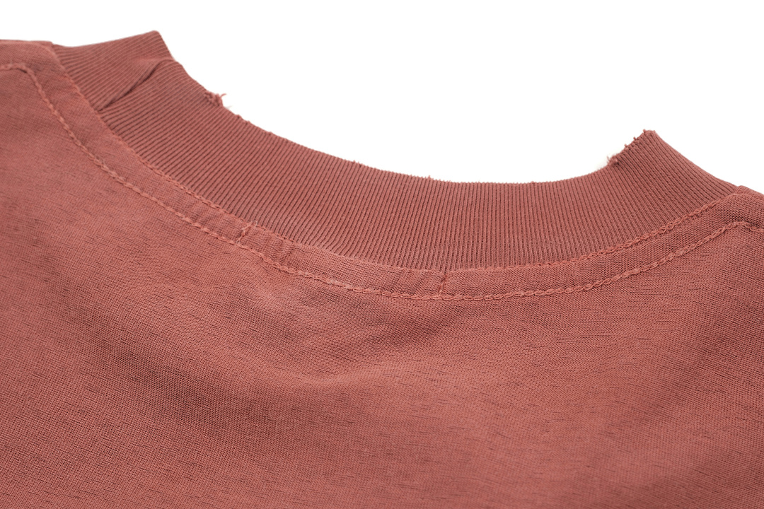Acne Studios 118 AC LOGO Print Short Sleeve T Black White Brick Red S-XL 8096# - Image 13
