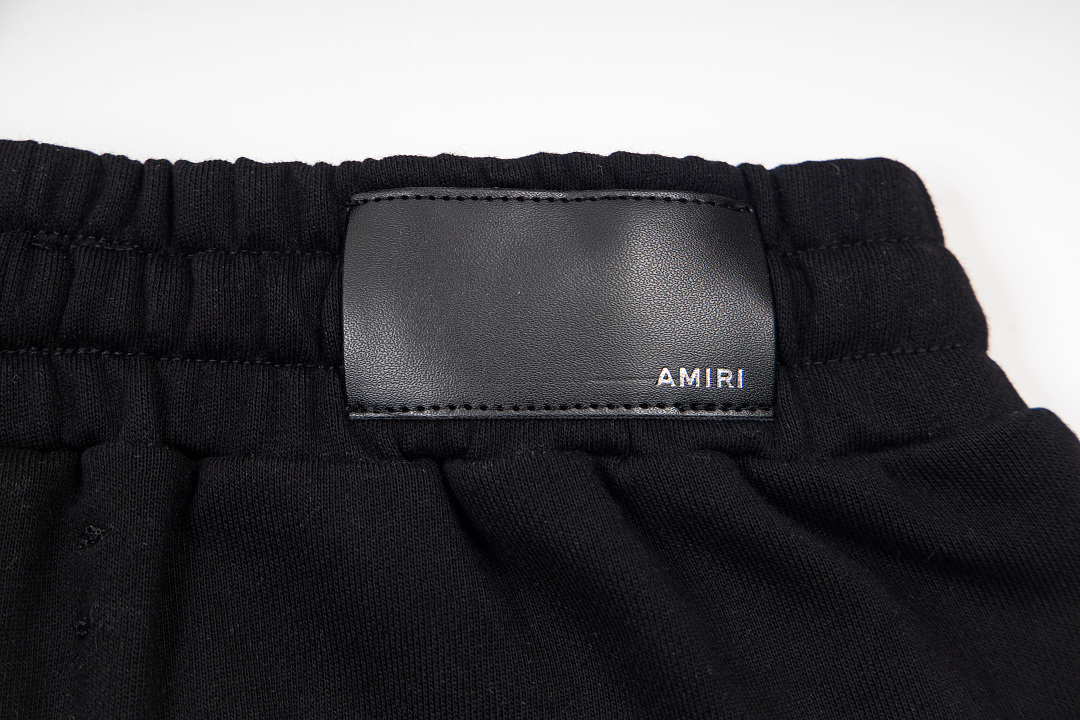 AMIRI 158 Wide Version Model Lace Short Black Grey S M L XL 9943# - Image 7