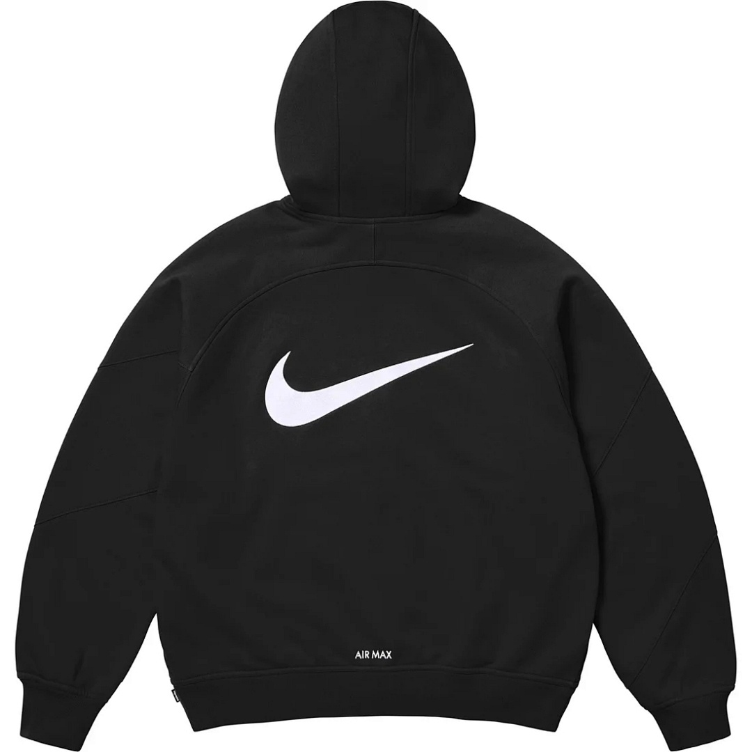 Supreme 398 SWEATSHIRT Embroidered LOGO Wide Black Grey Red S-XL - Image 7