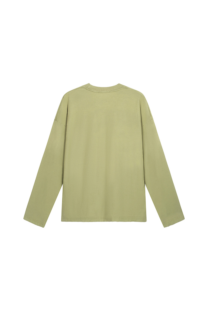 Acne Studios 128 AC LOGO Print Long Sleeve T Pink Black White Olive Green Dark Blue Red Spring Purple S-XL 3286# - Image 68
