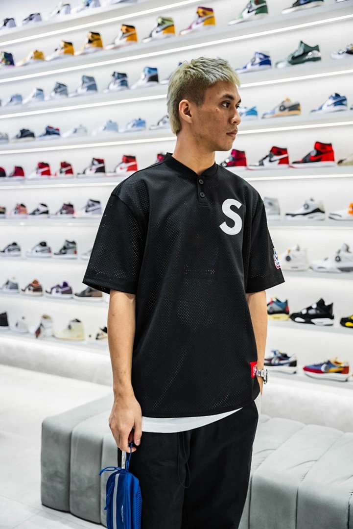 Bape 198 SS25 S LOGO BASEBALL HENLEY TEE Collar T (Black White Blue Pink Green Camo) - Image 48