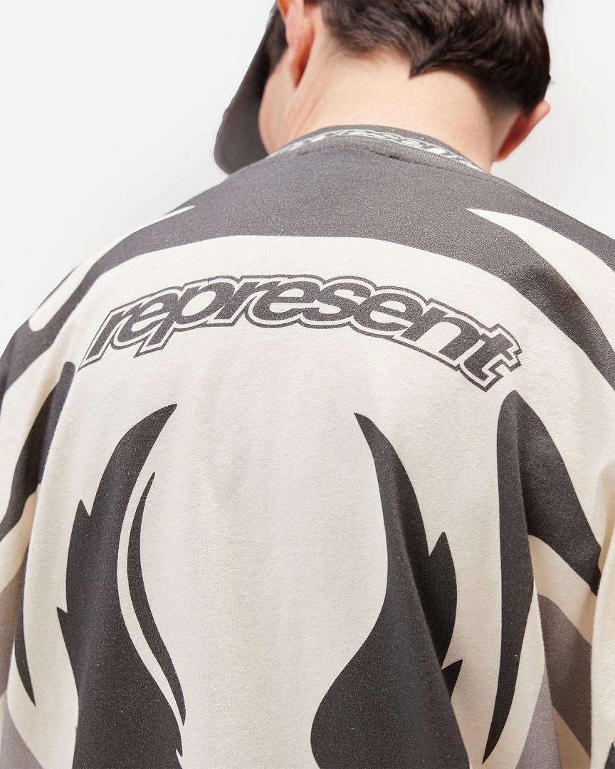 Represent 168 Represent × Belstaff Collab Long Sleeve : S M L XL Cream Apricot - Image 18