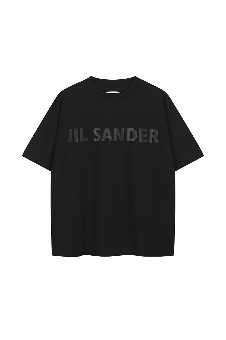 Unbranded 108 JIL SANDER Label Print Logo Short Sleeve T Black White Cream Apricot S-XL J9888# - Image 3