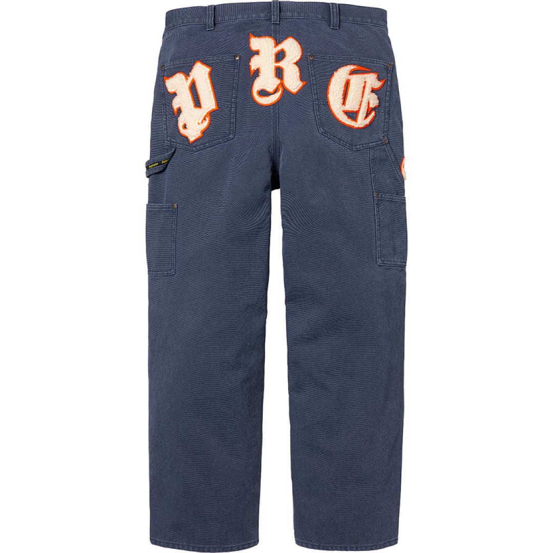 Supreme 378 Old English Canvas Double Knee Painter Pant Black, Blue 30 32 34 36 - Image 3