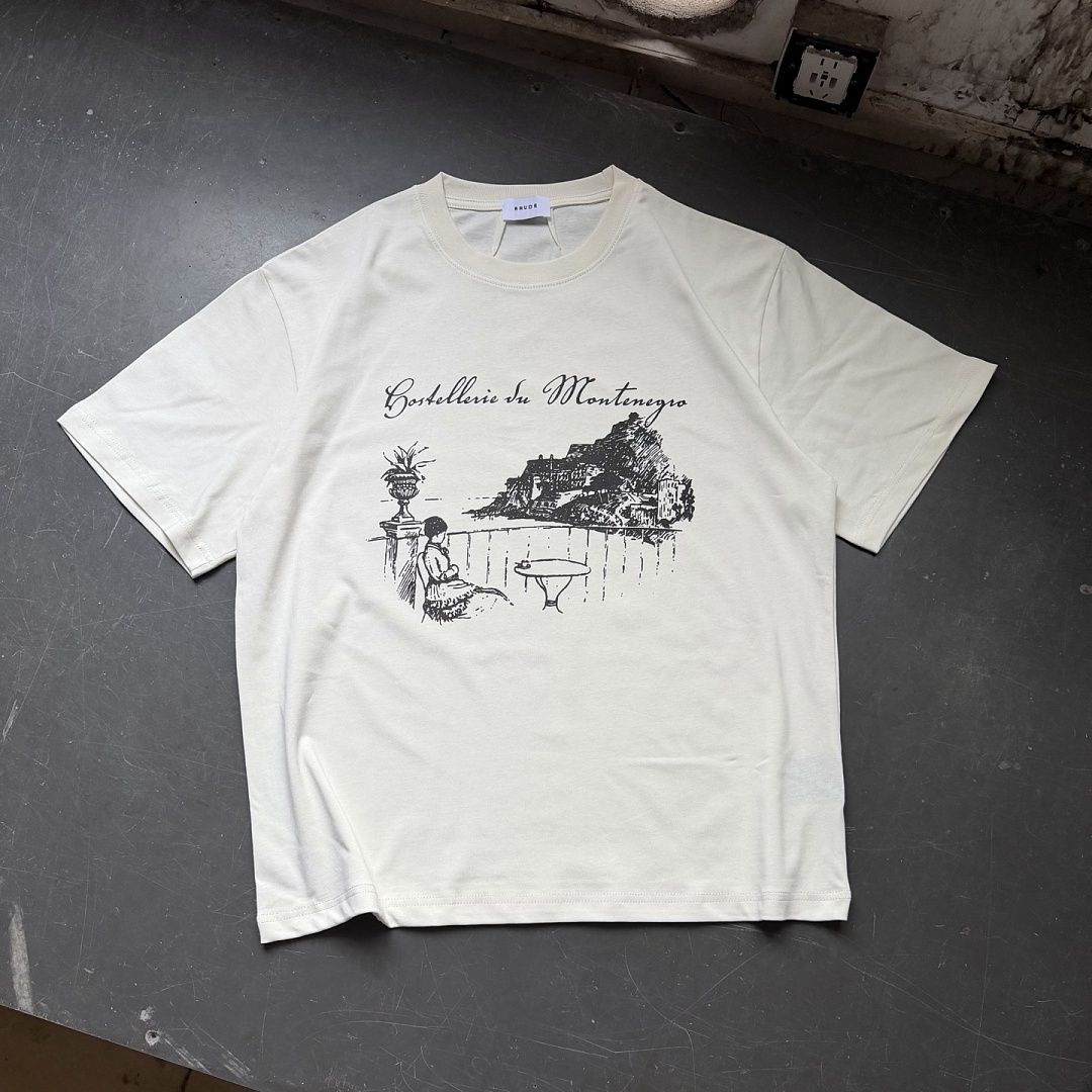 Unbranded 118 RHUD Montenegro Monda Wind Print Short Sleeve T : S M L XL (Black) - Image 15