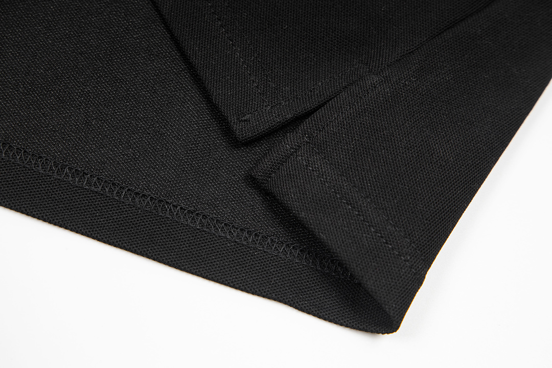 AMIRI 128 26Ss New Logo Embroidered Collar Buckle Polo Short Sleeve T Black White Grey S M L XL 9937# - Image 8