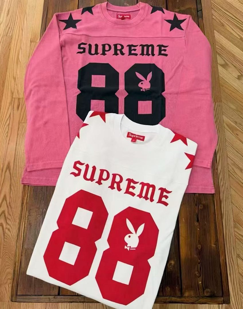 Bape 218 Long Sleeve T L/S FOOTBALL TOP 88 Quad Black White Pink Camo S - Image 31