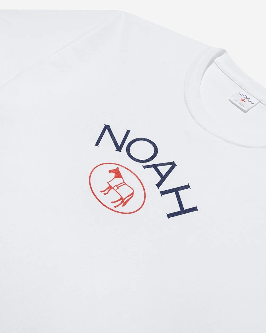 Unbranded 98 Noah X Lavenham Logo Tee SS23 Print Collab Limited Exclusive Short Sleeve T : White S M L - Image 3