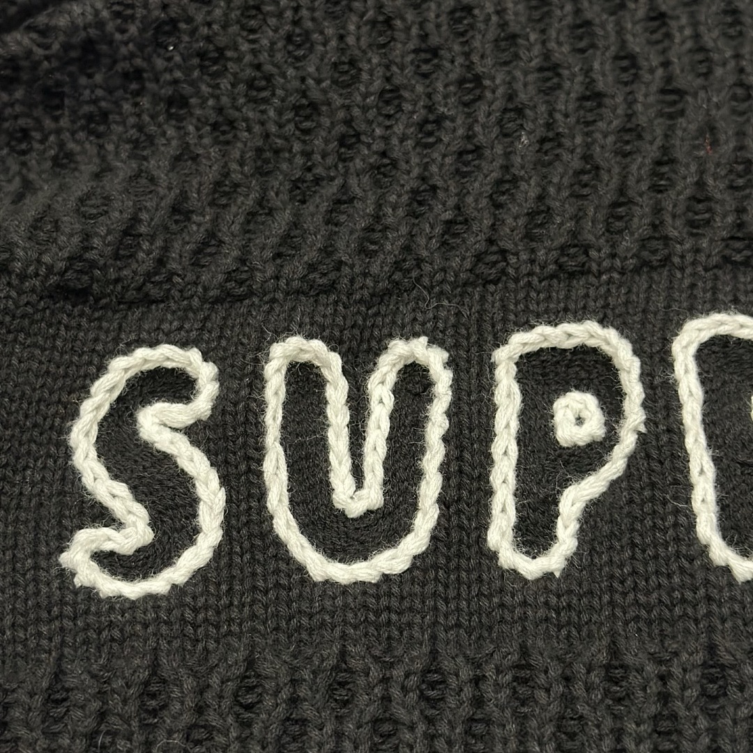 Supreme 538 SS25 FOOTBALL HOOD SWEATER Fleece Black White Blue S-XL - Image 50