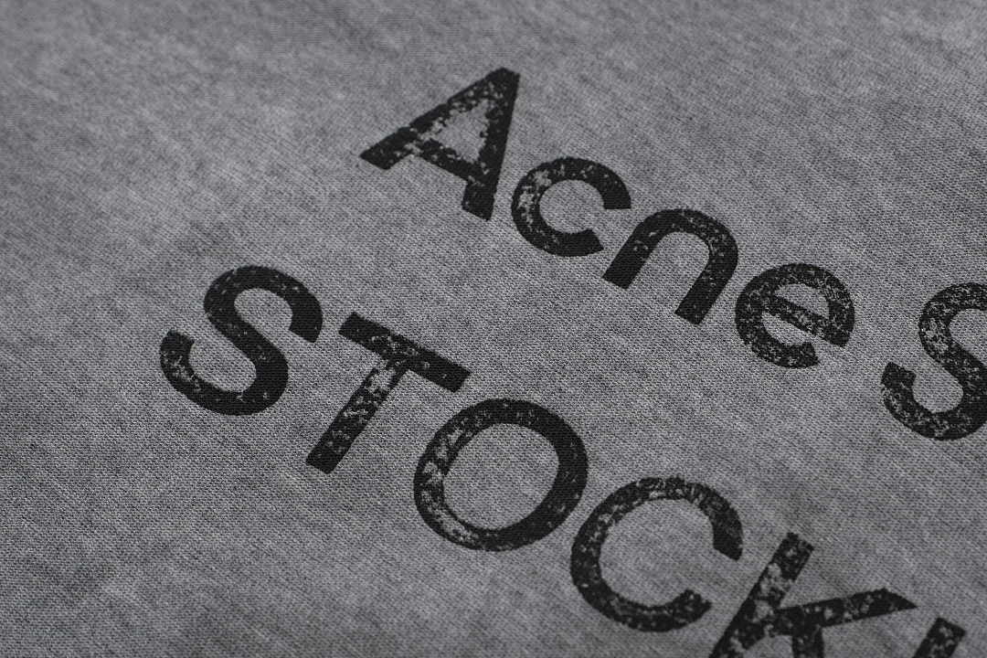Acne Studios 118 AC LOGO Print Short Sleeve T Pink Floral Grey Black White Red Olive Green Dark Blue Spring Purple S-XL 8026# - Image 104