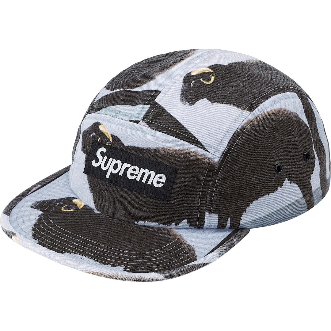 Supreme 138 Sup 25SS Damien Hirst Camp Cap Mountain (Black) - Image 2