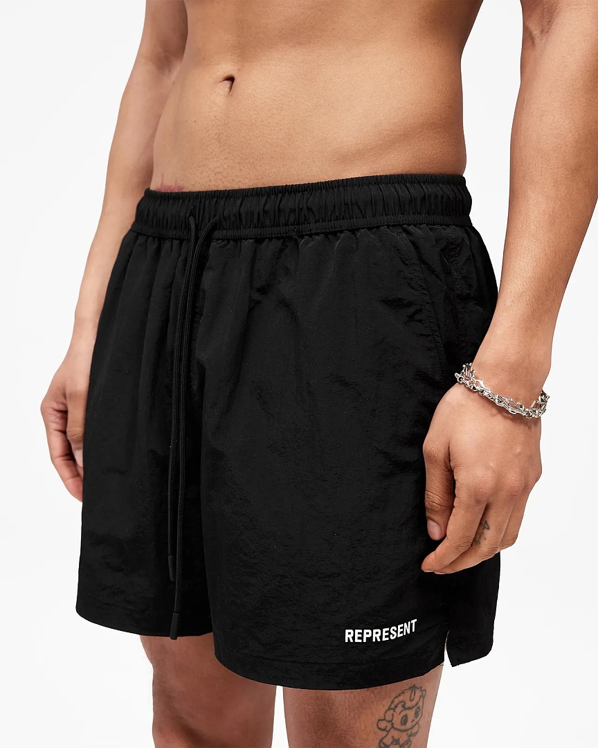 Represent 148 REP Print Short : Black Grey Blue S M L - Image 26