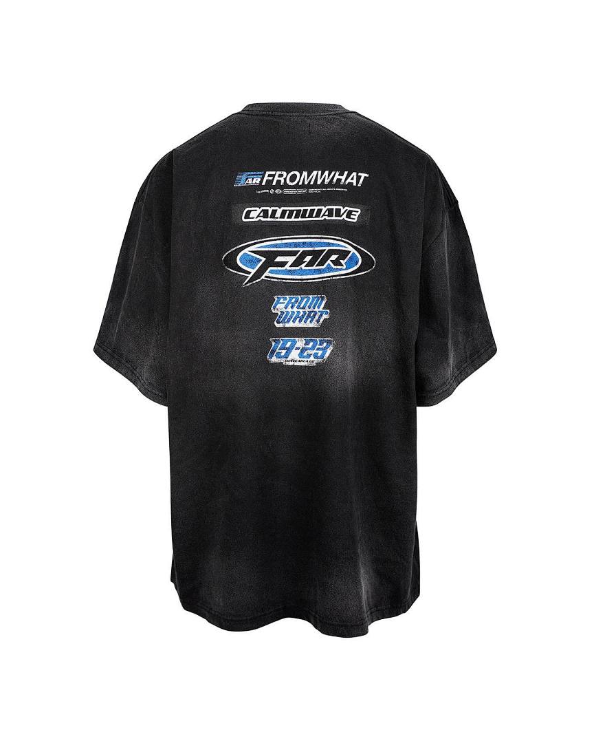 Arc'teryx 118 FAR.ARCHIVE Label LOGO Print Short Sleeve T Grey Blue Black S-L 3990# - Image 42