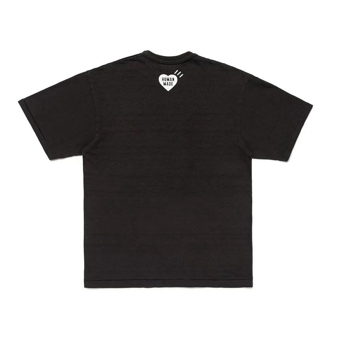 Human Made 118 HUMAN MADE Green Top Print Collar Short Sleeve T : Black White S M L - Image 3