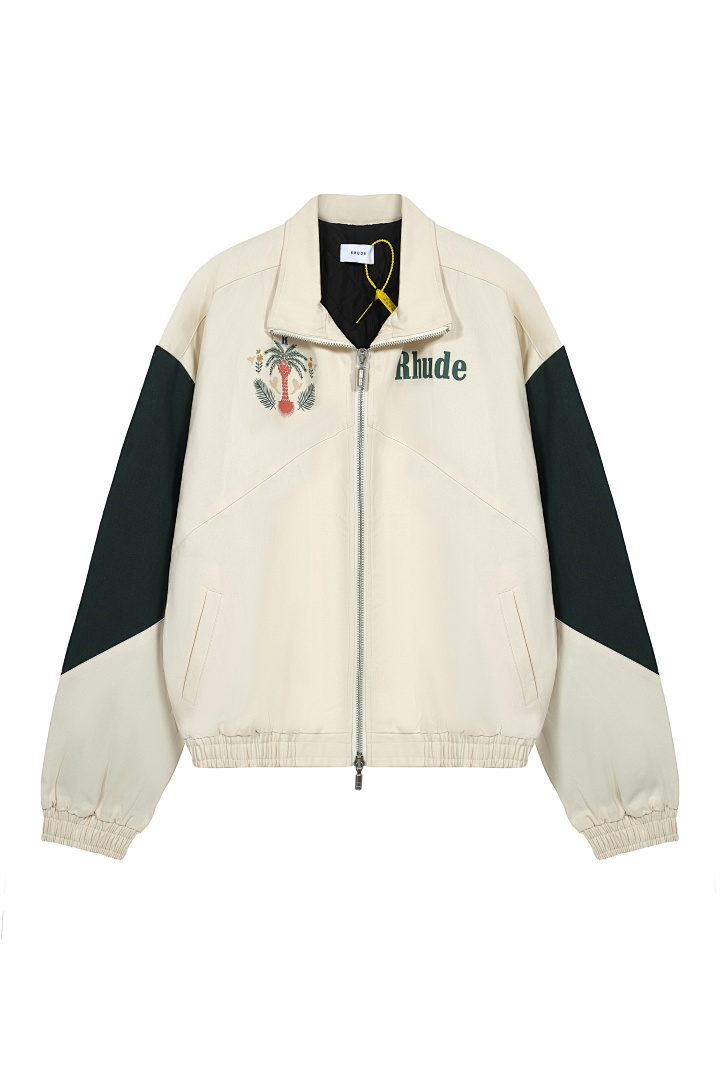 Unbranded 338 RHUDE Patchwork Logo Gum White Green S-XL H8035#