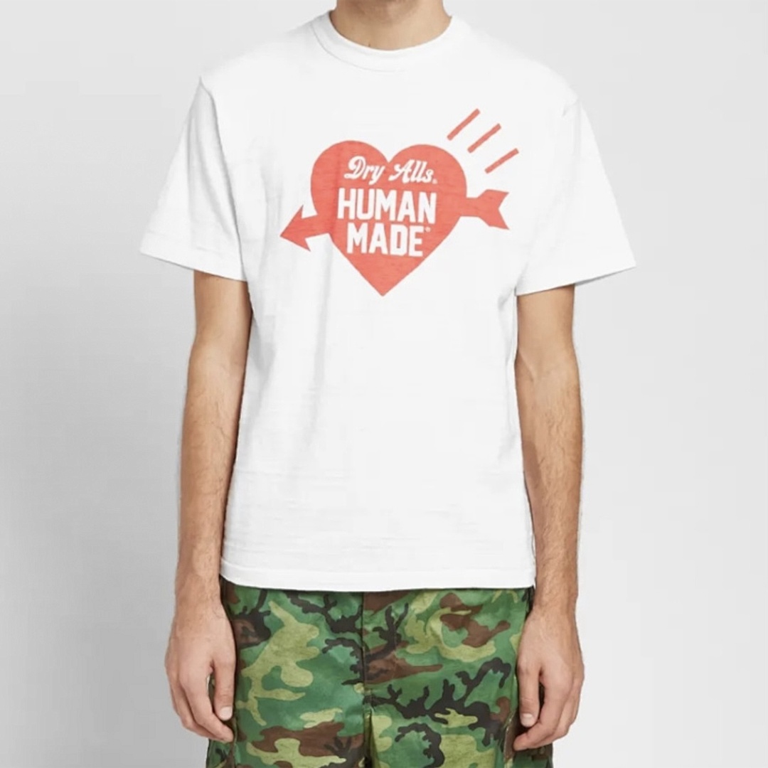 Human Made 118 HUMAN MADE Logo Print Cotton Short Sleeve T : Black White S M L - Image 7