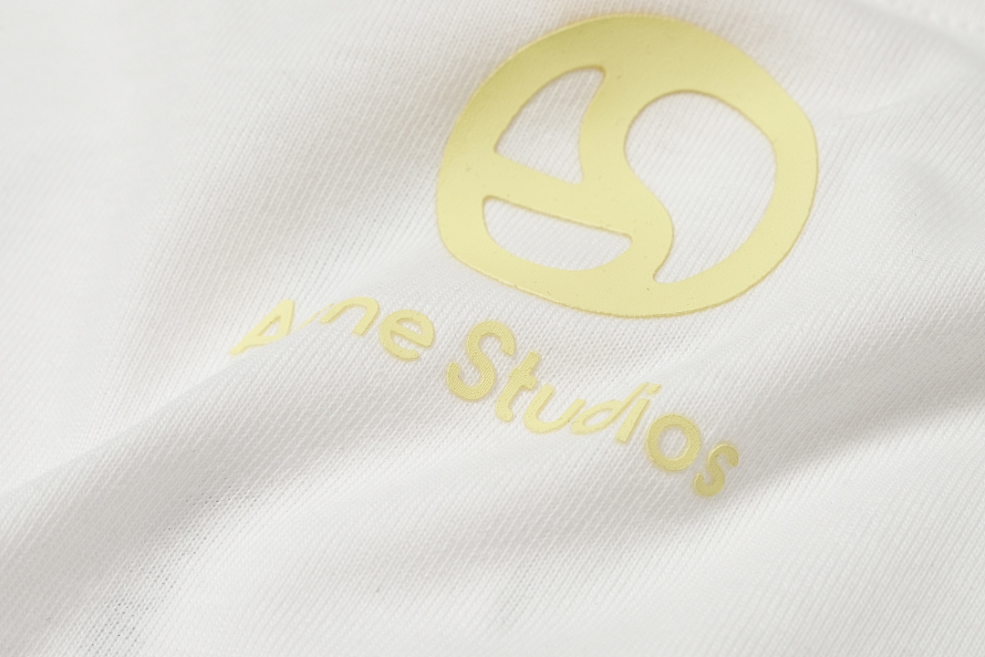Acne Studios 118 AC Print Short Sleeve T Black White S-XL 8081# - Image 23