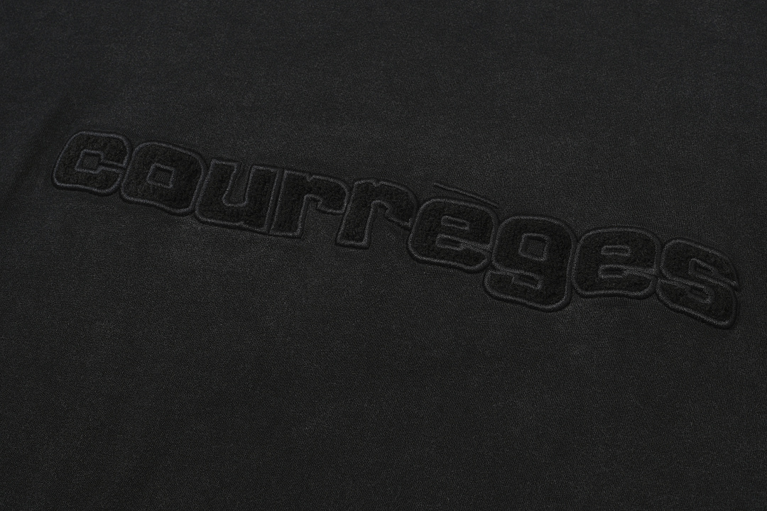 Unbranded 138 Courreges LOGO Short Sleeve T Pink Black S-XL 8070# - Image 8