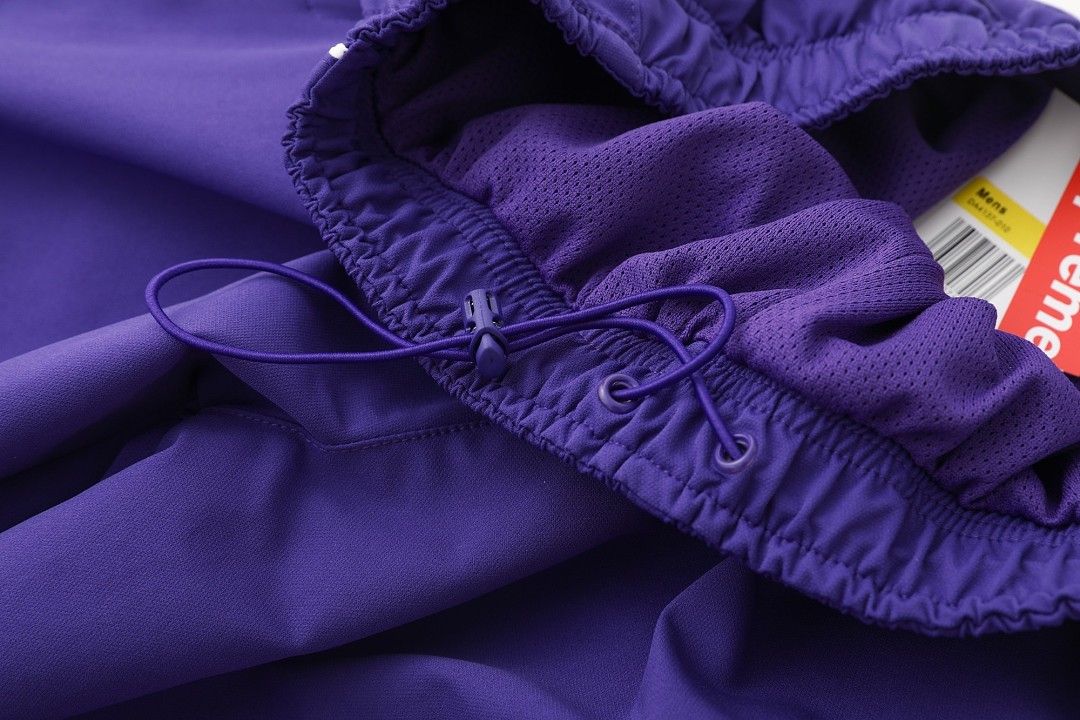 Balenciaga 378 Collab SS25 WEEK4 Track Pants Embroidered Logo Long : Black Purple :S-XL - Image 38