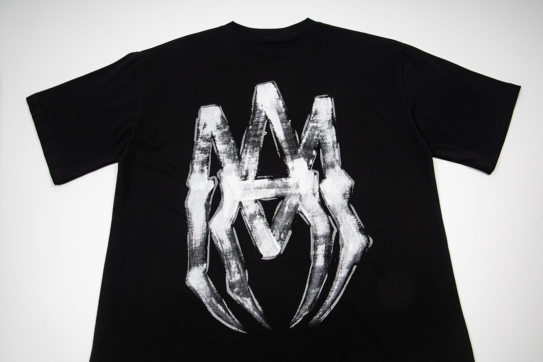 AMIRI 118 26Ss New Short Sleeve T Black White S M L XL 9927# - Image 7