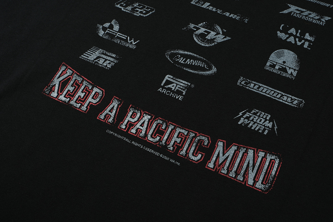 Arc'teryx 108 FAR.ARCHIVE LOGO Print Short Sleeve T Black White S-L 3982# - Image 9