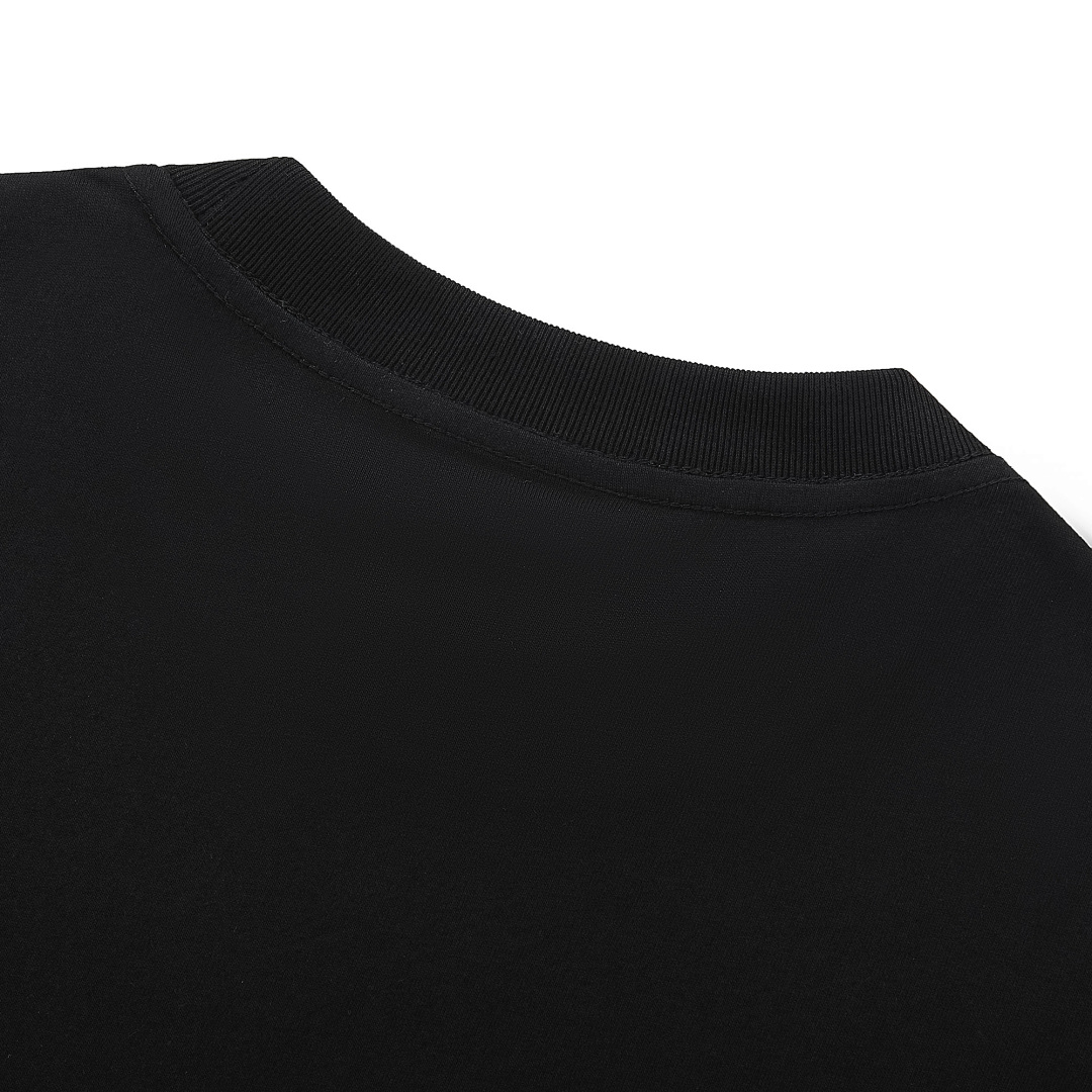 Drew House 108 Drew House Small Print Short Sleeve : Black White S-XL # - Image 5