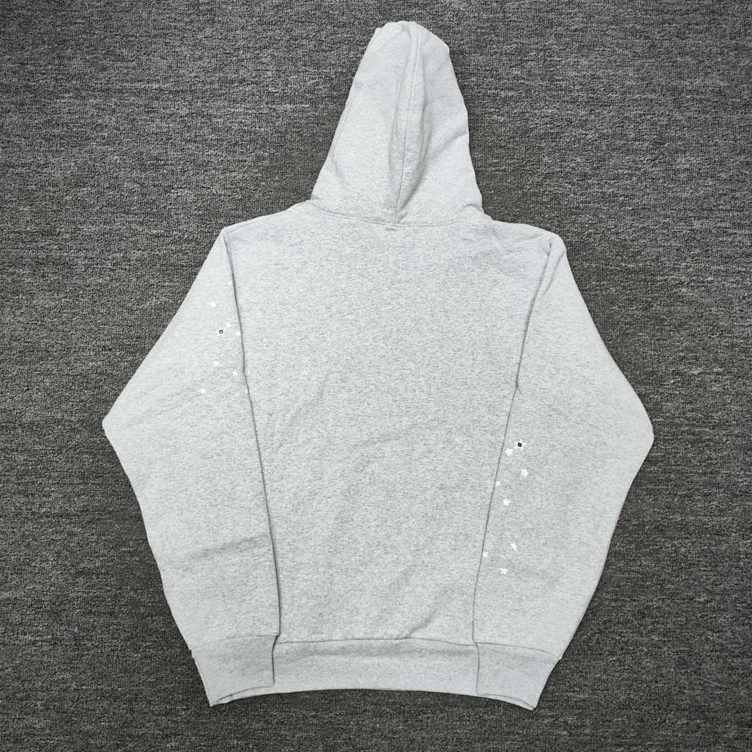 Sp5der HOODIE Angel 555 Top Grey S-XXL - Image 6