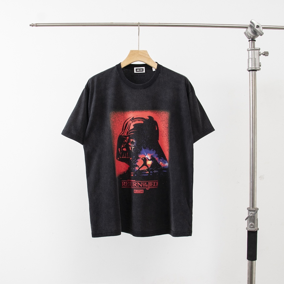 Adidas 138 Kith Star Big Short Sleeve T SIE: S M L XL : (Washed Black) - Image 14