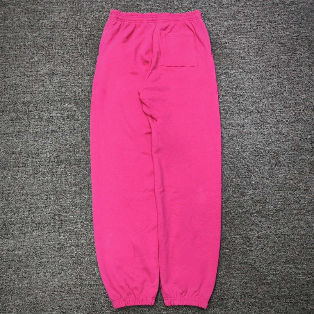 Sp5der 278 Pink V2 Sp5Der FW23 SWEATS Mens Womens Long : S-XXL - Image 11