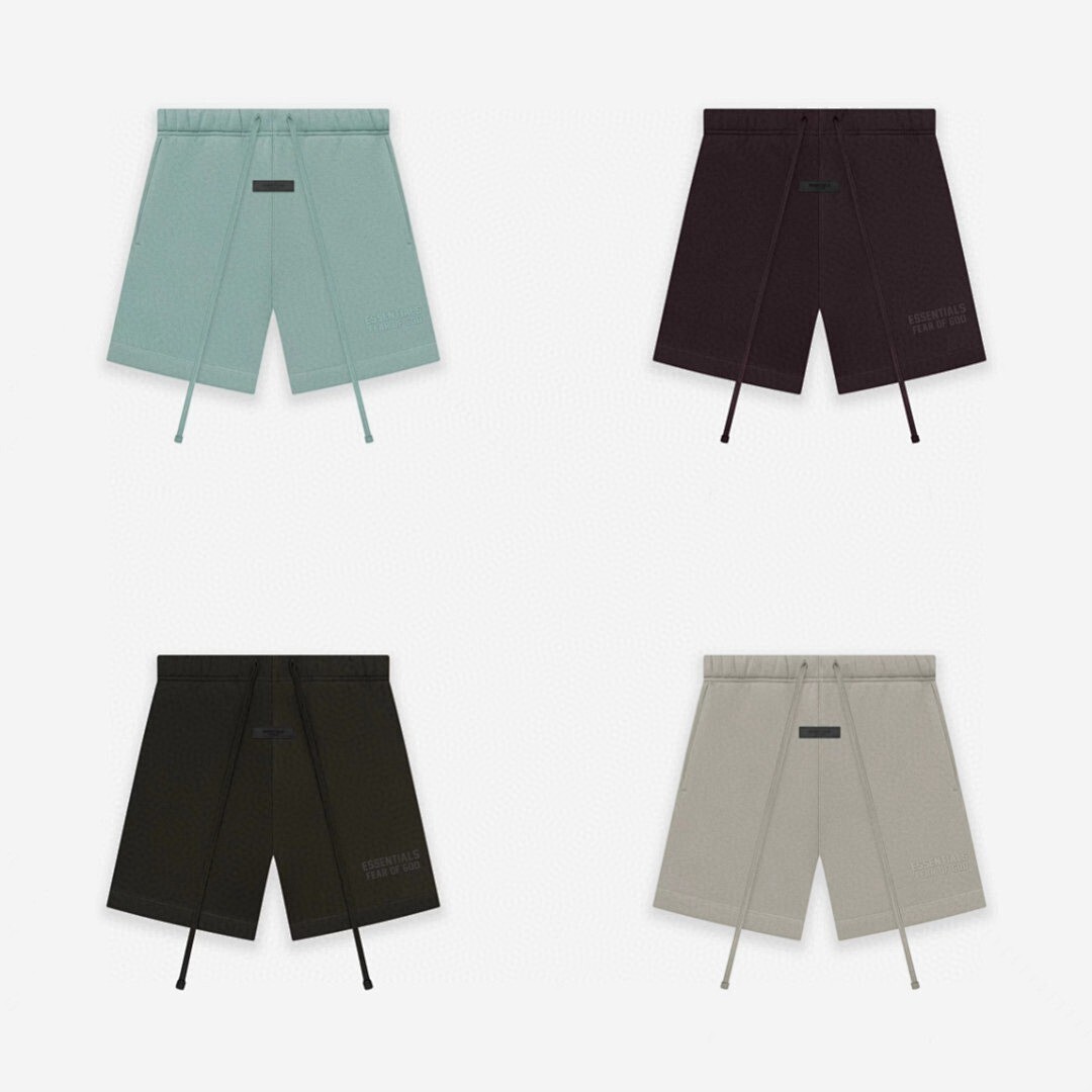 Essentials 148 ESS LOGO Short Black Mist Blue Purple Sea Grey XS-XL 6205#