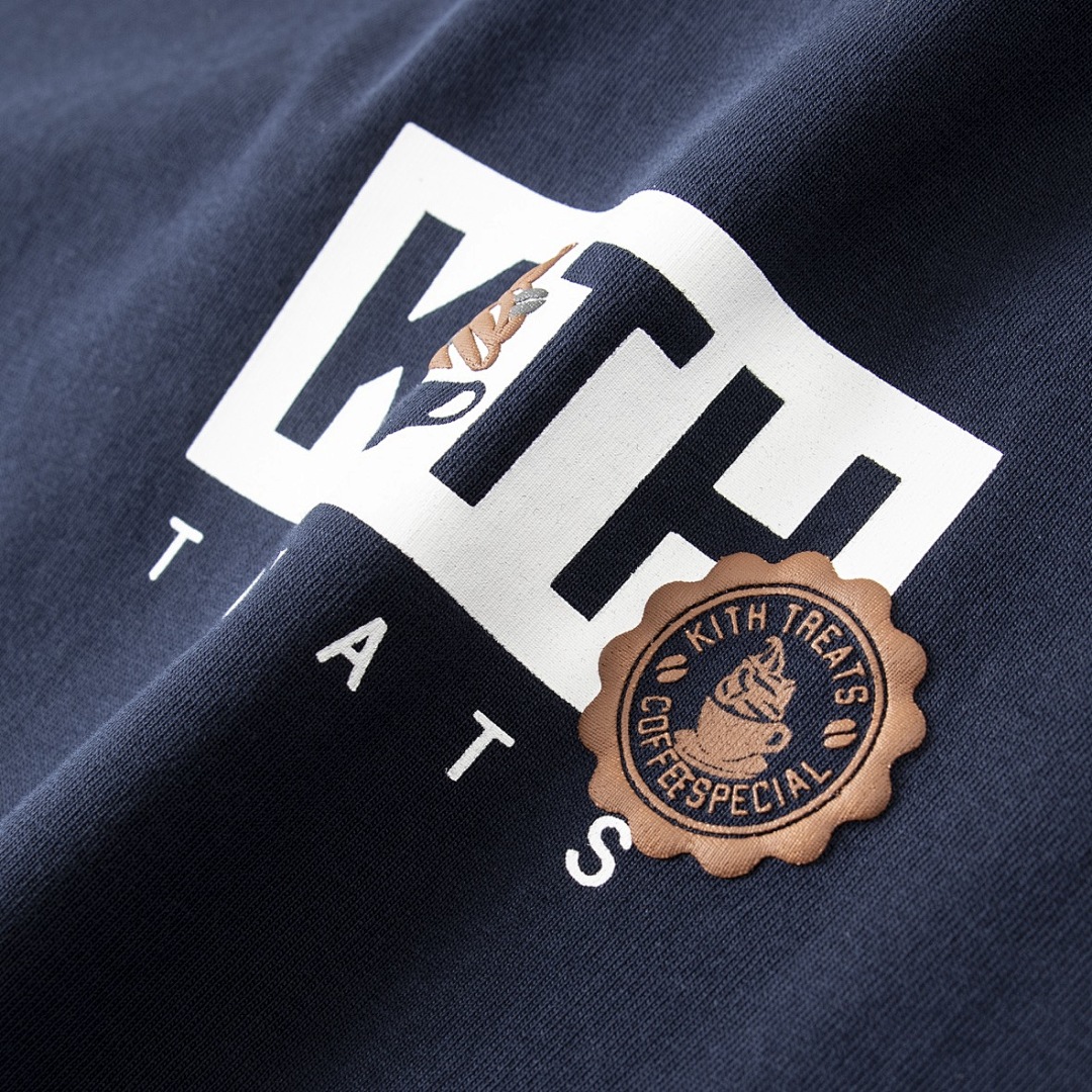 Adidas 138 KITH TREATS New Coffee Ice Cream Print Short Sleeve T : S M L XL (White) - Image 11