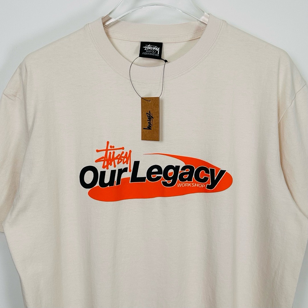 Stussy 128 STU SS25 OUR LEGACY TEE Collab T Print Short Sleeve Black Off White S-XL - Image 17