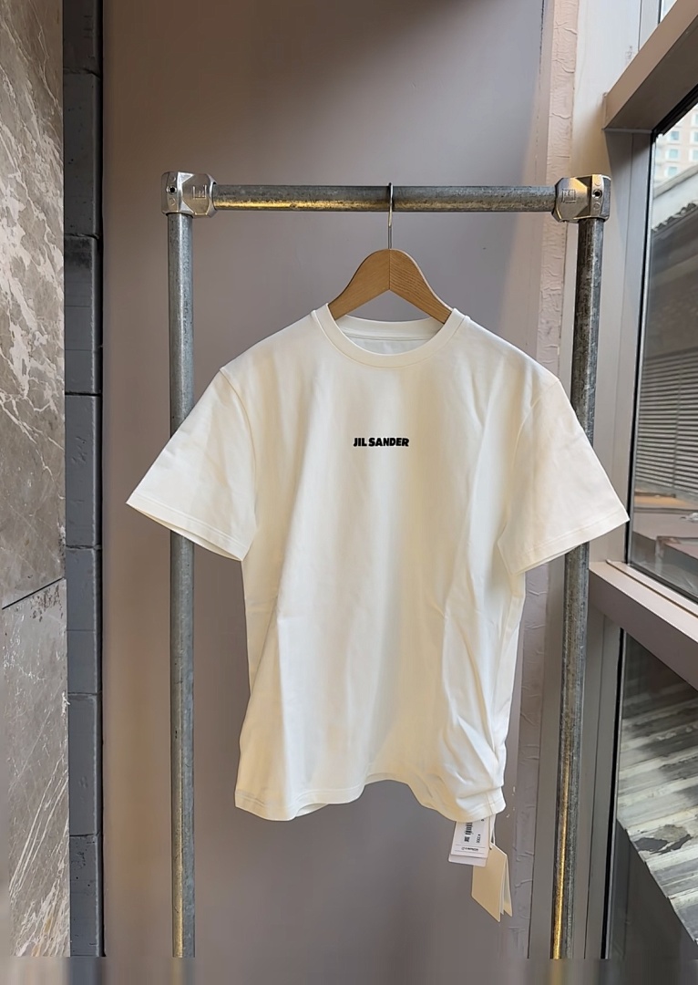 Unbranded 108 JIL Wind Small Logo Print Short Sleeve T White S-L J9892# - Image 16