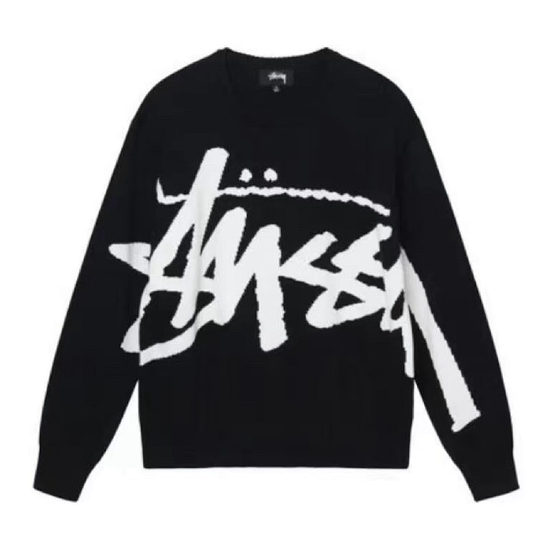 Stussy 228 Stussy Big Logo Floral Wide Top Collar Fleece : Black Pink S M L XL Y1010# - Image 3