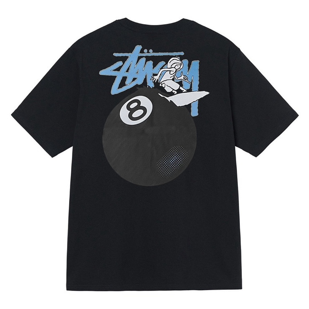 Stussy 108 Stussy Black 8 Print Short Sleeve T : White S Ｍ L XL XXL - Image 4