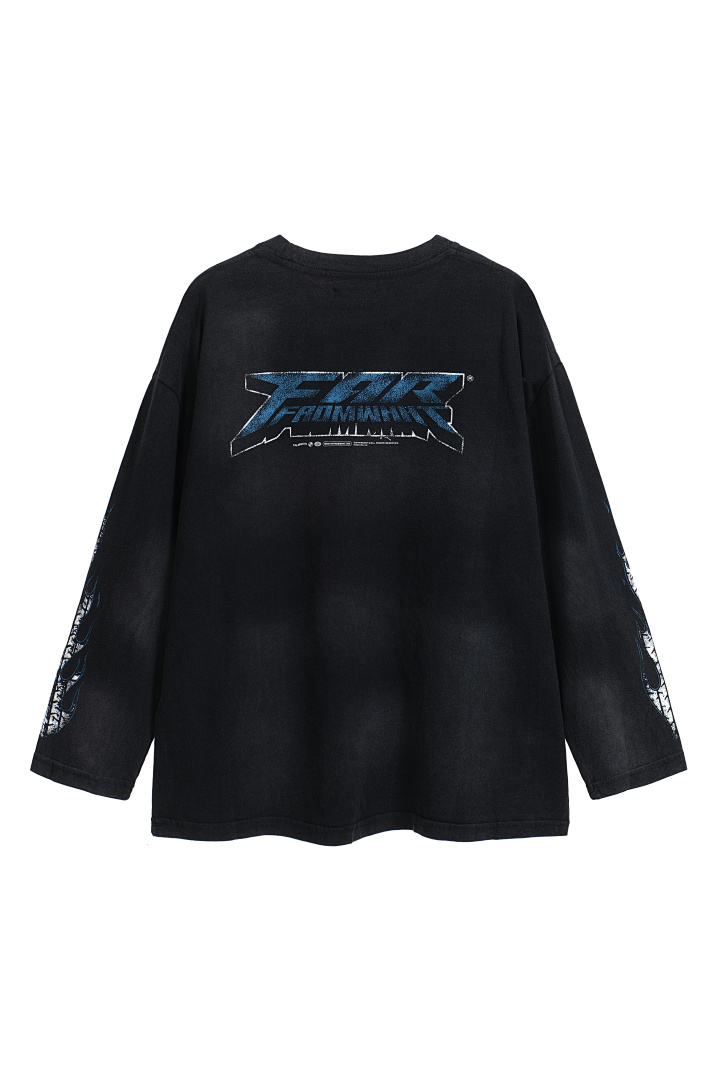 Arc'teryx 148 FAR.ARCHIVE Water Print Long Sleeve T Black S-L 3257# - Image 3