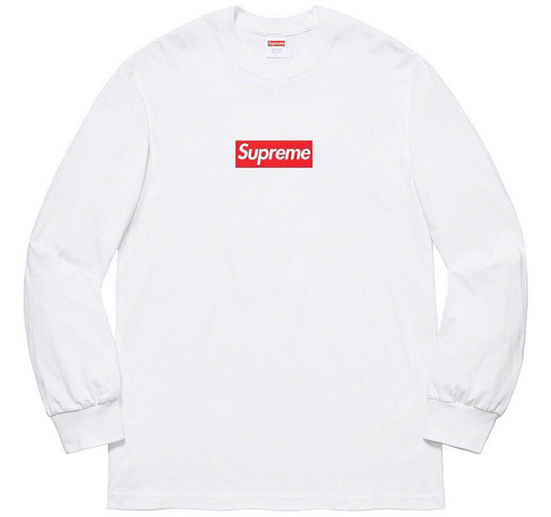 Supreme 138 SUP BOX LOGO TEE Long Sleeve T Black, White S M L - Image 3