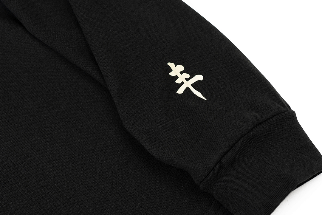 Off-White 108 Kozaburo Triple Wind Print Long Sleeve T Blue Light Black Off White S-XL 3231# - Image 11