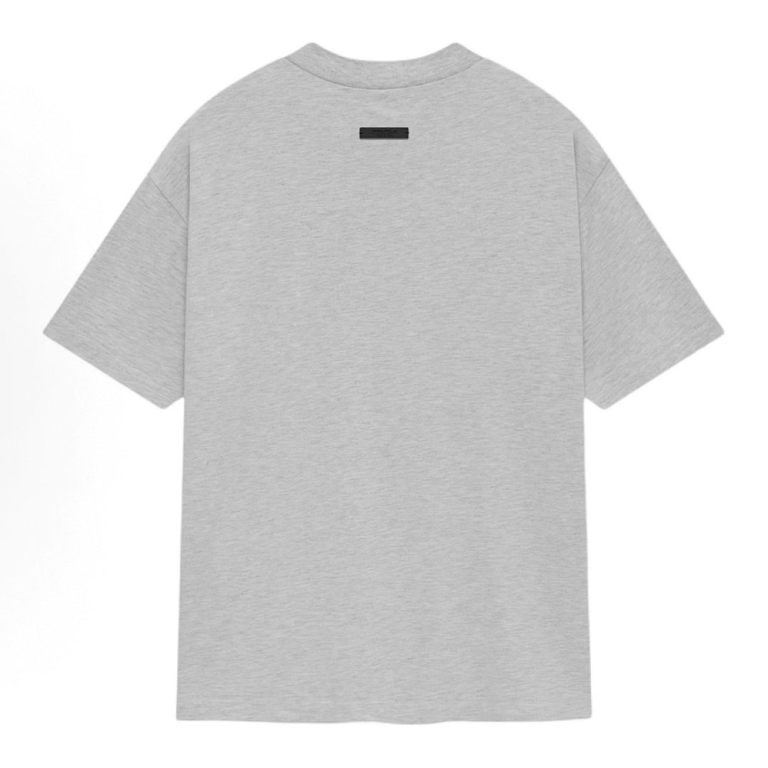 Essentials 148 TOP Ess X Collab FW24 Tee Gum Wide Short Sleeve T : Black /BLACK Light Mist Grey /LIGHT HEATHER :S-XL - Image 8