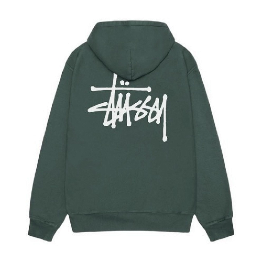 On Running ON SALE118 Stu FW24 BASIC STÜSSY HOODIE Off White Black Light Grey Purple Color Blue Apricot Green S M L - Image 9