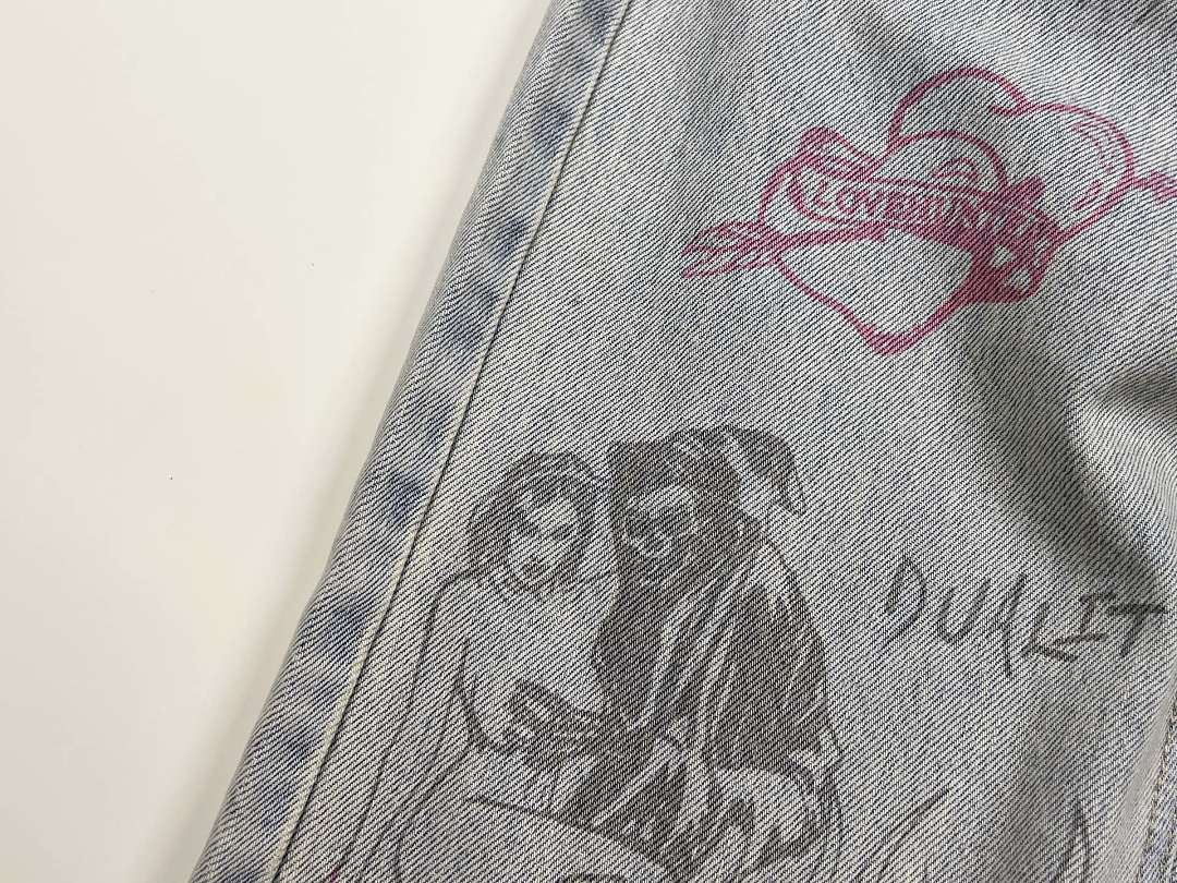 Represent 258 Represent Light Blue Washed Fleece Long : S M L XL - Image 13