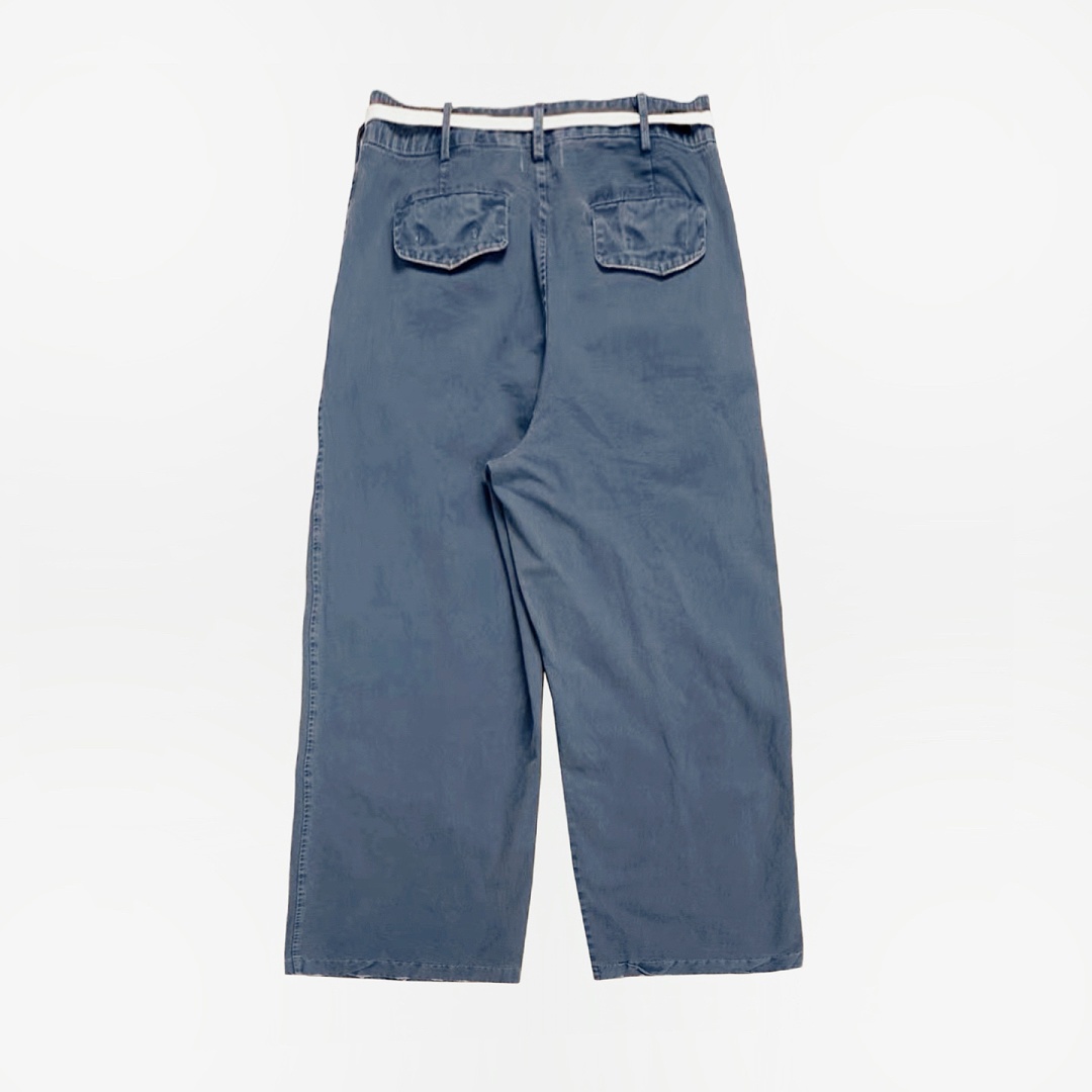 Unbranded 238 ERL3507P118 ERL Blue Washed Vintage Wind Baggy Wide : S M L XL - Image 3