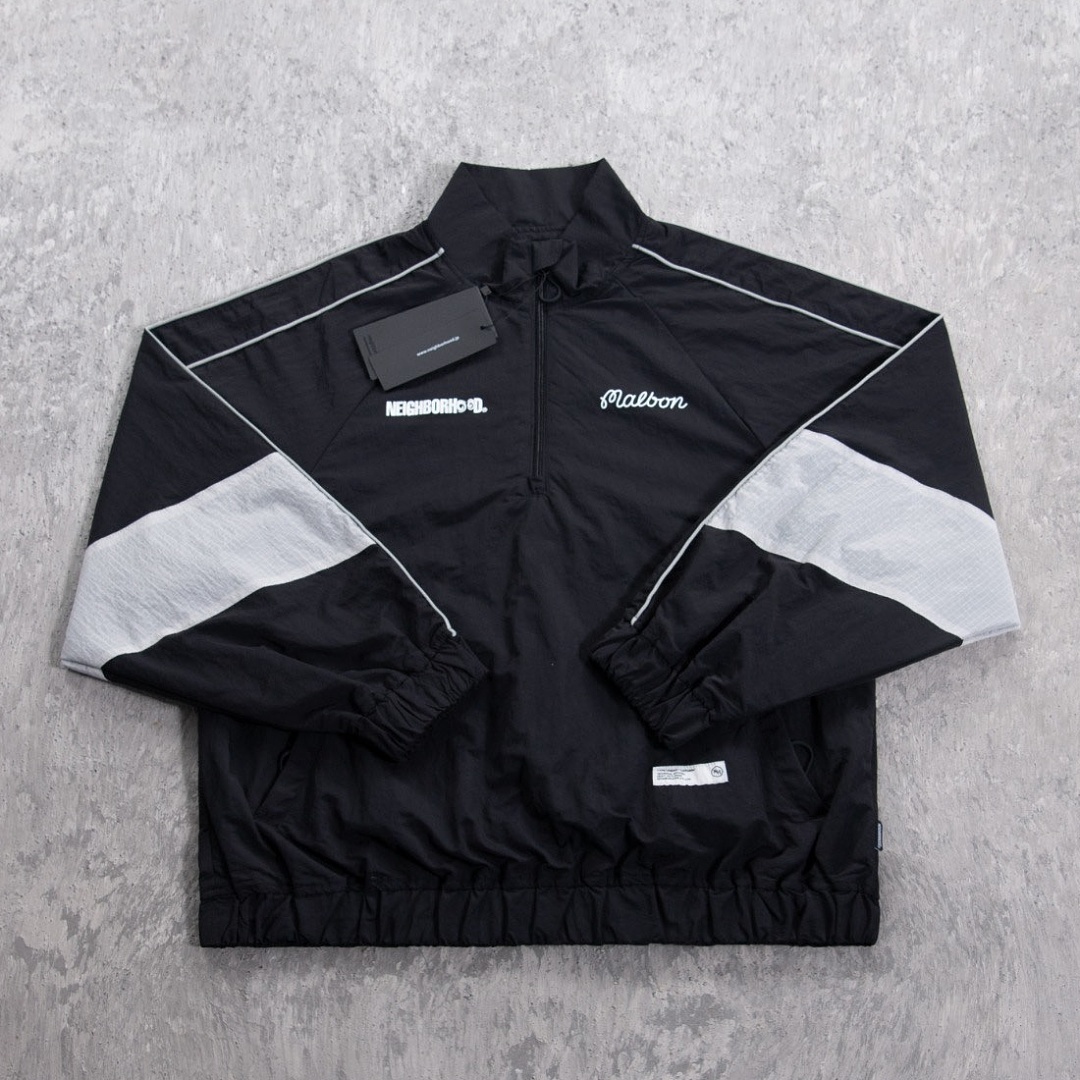 Neighborhood 398 NEIGHBORHOOD MALBON GOLF Collab Half : Black Green S-XL - Image 10
