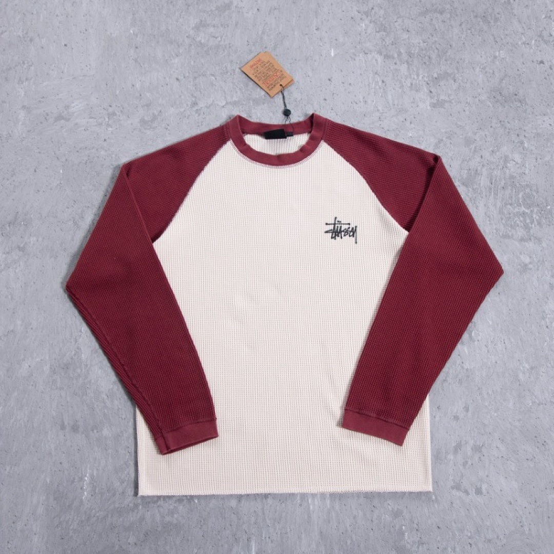 Stussy 198 STU Long Sleeve 2014 : Black Apricot White Sand Desert Camo Red Blue Yellow S-XL - Image 8