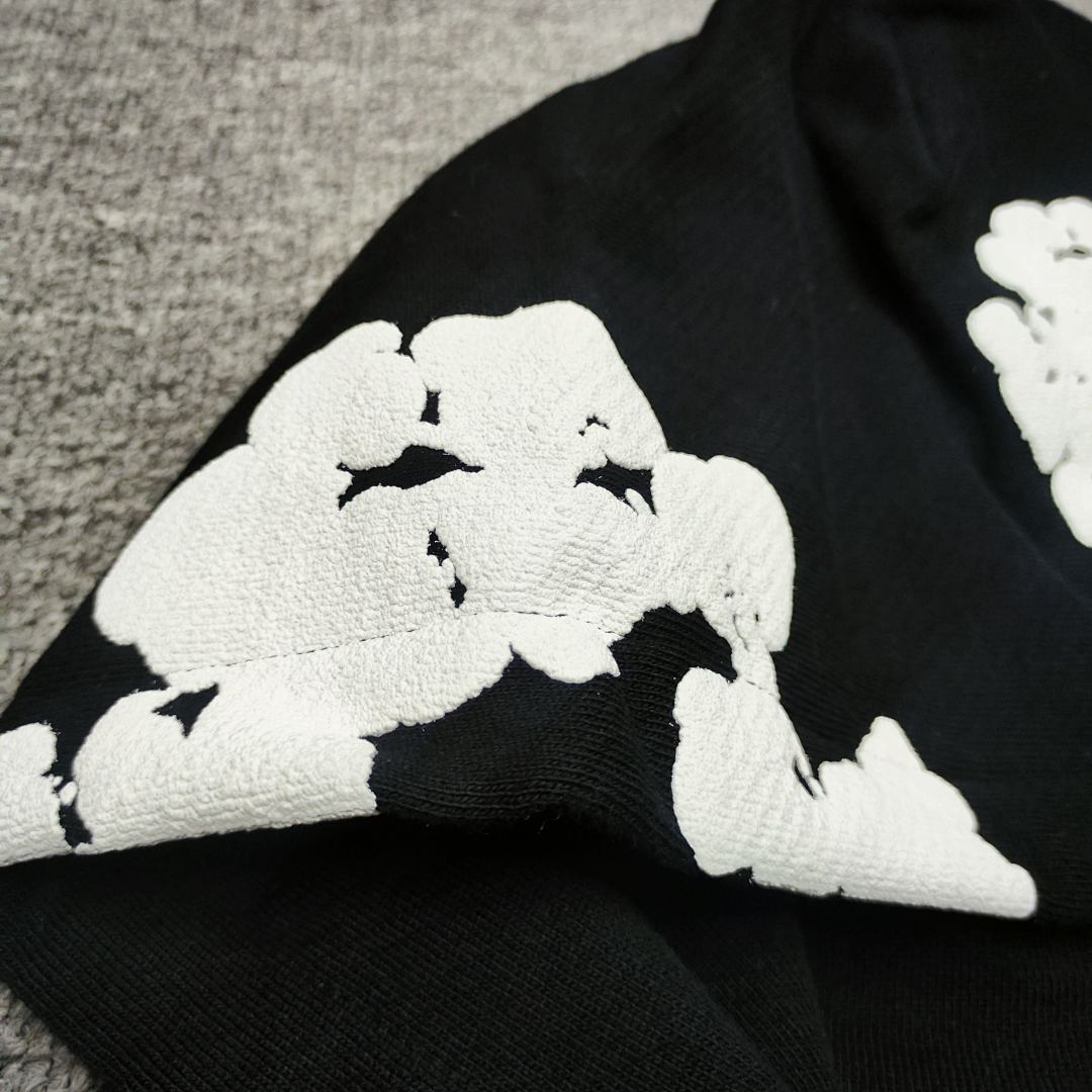 Unbranded 328 TOP Stock X Cactus Denim Tears Wreath Sweatpants460 100% Solid Cotton Mens Womens Black Grey Blue Green Coffee S-XL - Image 52
