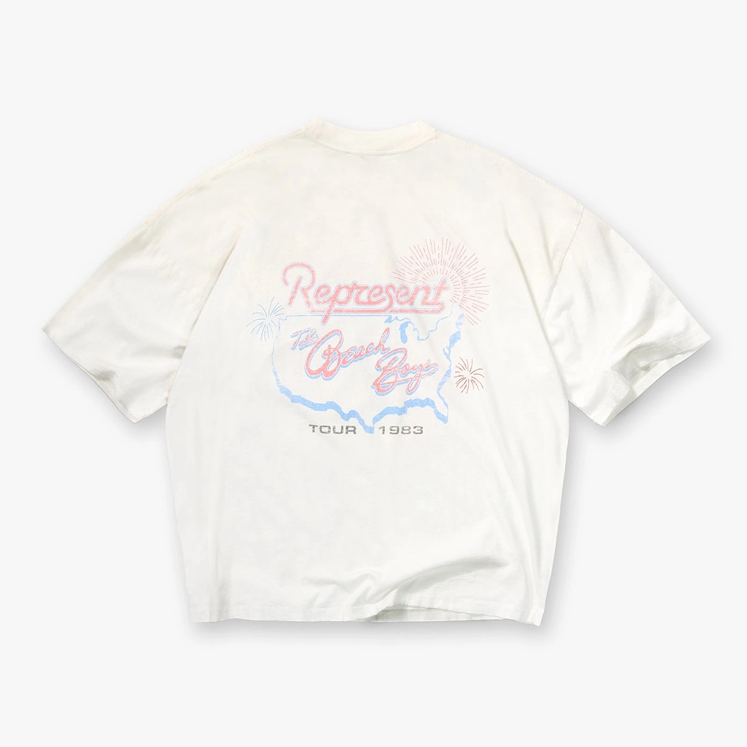 Off-White 138 Represent × The Beach Boys Collab T : S M L XL Off (White) - Image 5