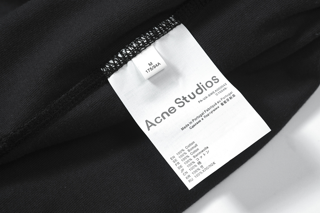 Acne Studios 148 AC Print Small LOGO Short Grey Blue S-XL 7605# - Image 15